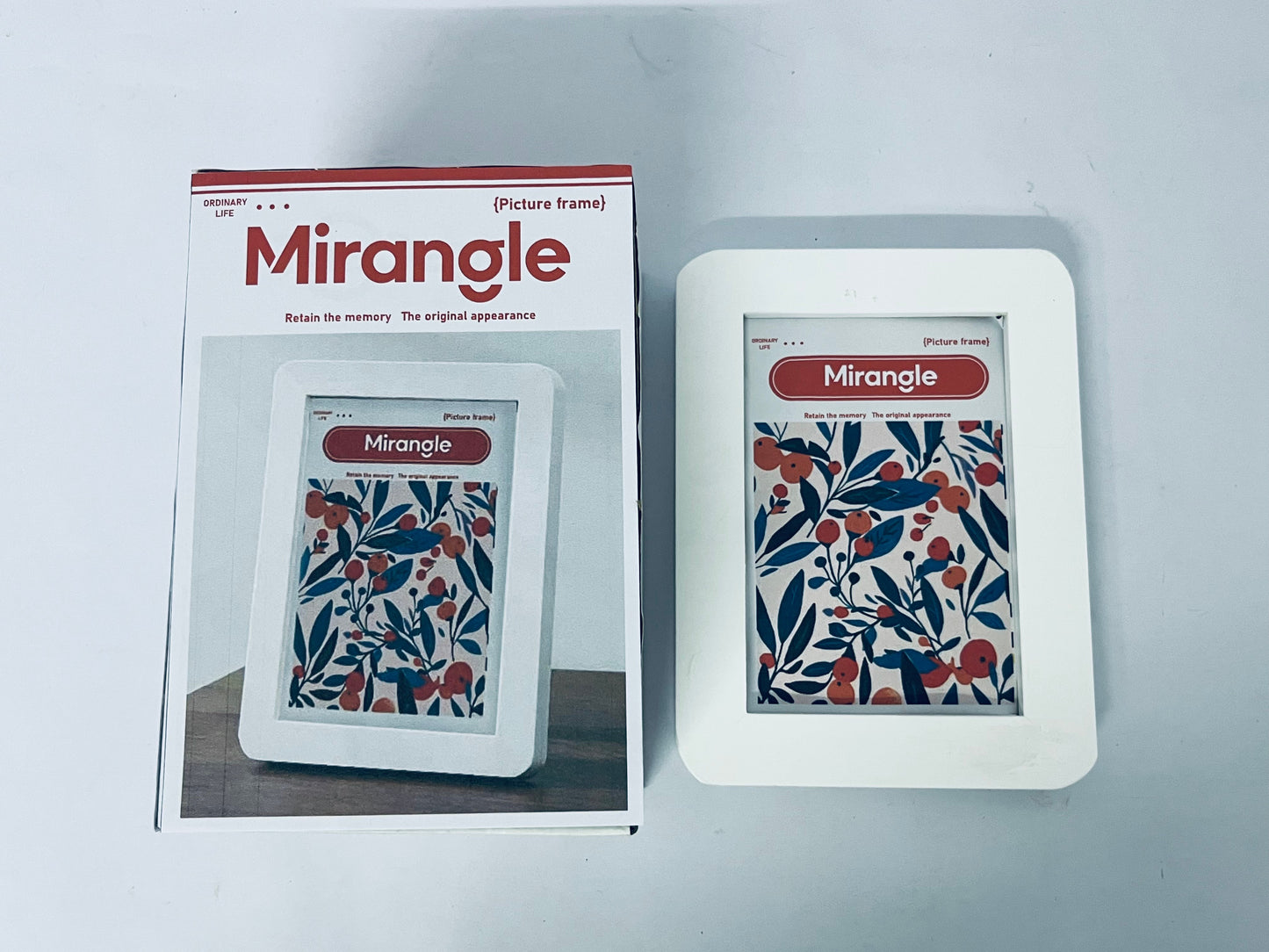 Mirangle Picture Frames Collage Wall Decor, Gallery Wall Frame Set for Wall or Tabletop Display