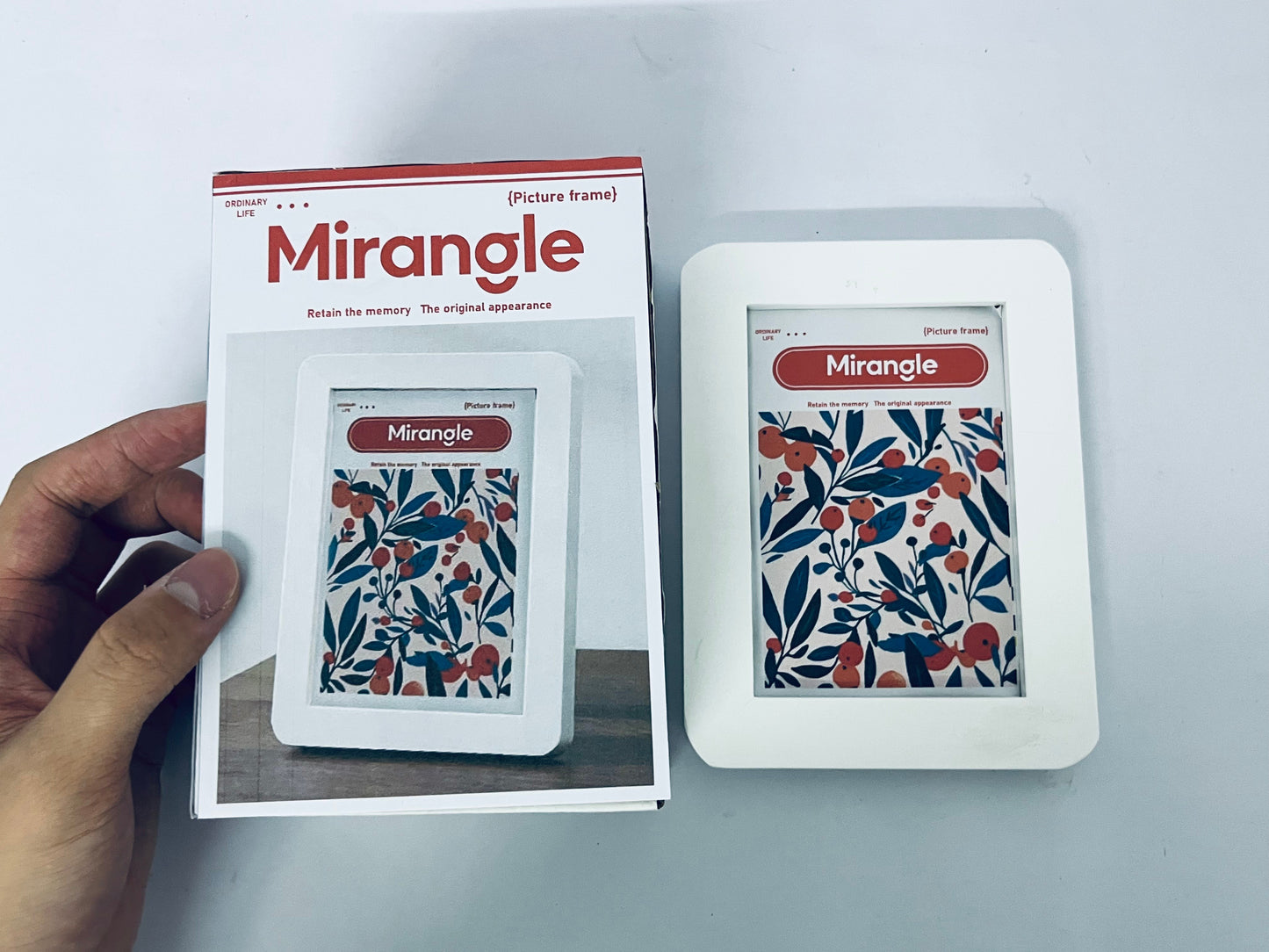 Mirangle Picture Frames Collage Wall Decor, Gallery Wall Frame Set for Wall or Tabletop Display