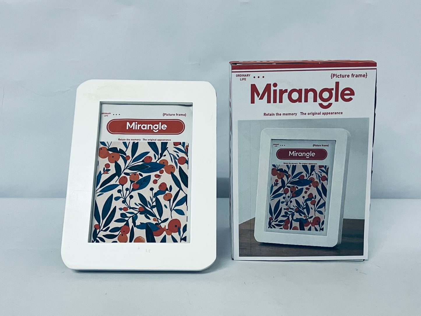 Mirangle Picture Frames Collage Wall Decor, Gallery Wall Frame Set for Wall or Tabletop Display