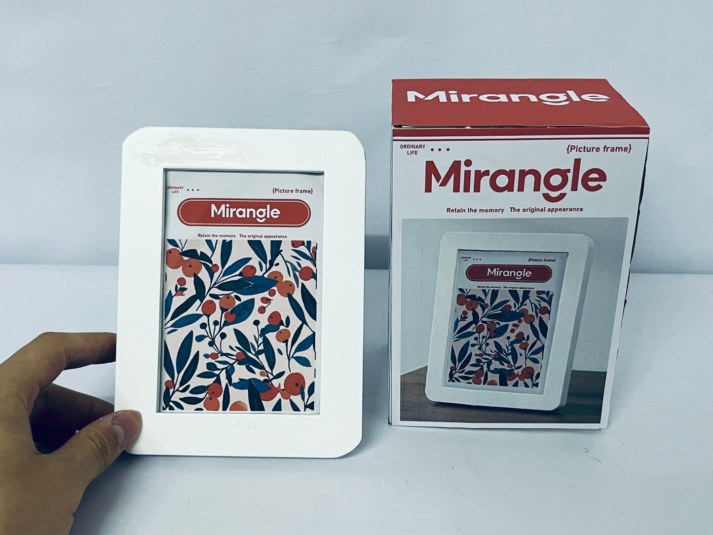 Mirangle Picture Frames Collage Wall Decor, Gallery Wall Frame Set for Wall or Tabletop Display