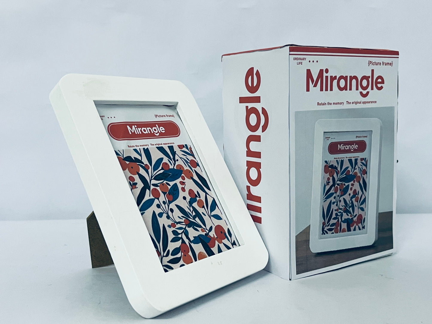 Mirangle Picture Frames Collage Wall Decor, Gallery Wall Frame Set for Wall or Tabletop Display