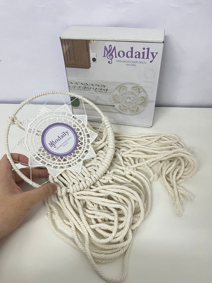 Modaily Hand-Woven Dreamcatcher Decoration (with Hanging Rope)