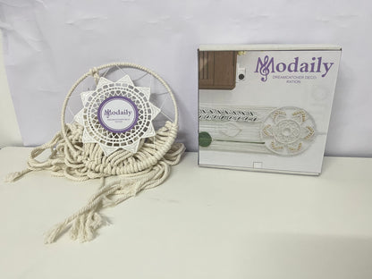 Modaily Hand-Woven Dreamcatcher Decoration (with Hanging Rope)