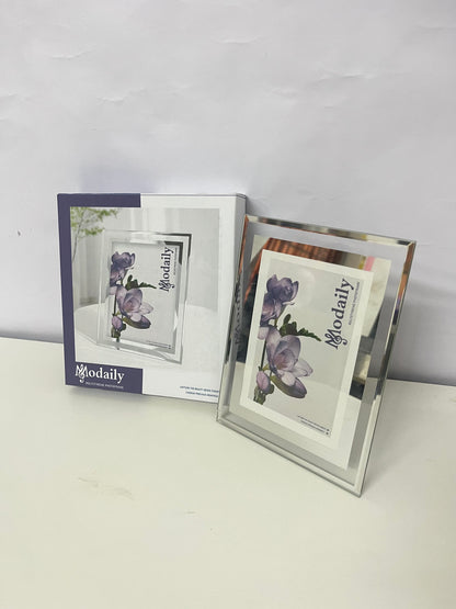 Modaily Clear Polystyrene Picture Frame - Shatter-Resistant Tabletop/Wall Mount Photo Frame for Home & Office Decor
