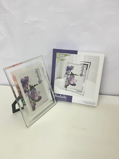 Modaily Clear Polystyrene Picture Frame - Shatter-Resistant Tabletop/Wall Mount Photo Frame for Home & Office Decor