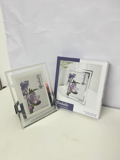 Modaily Clear Polystyrene Picture Frame - Shatter-Resistant Tabletop/Wall Mount Photo Frame for Home & Office Decor