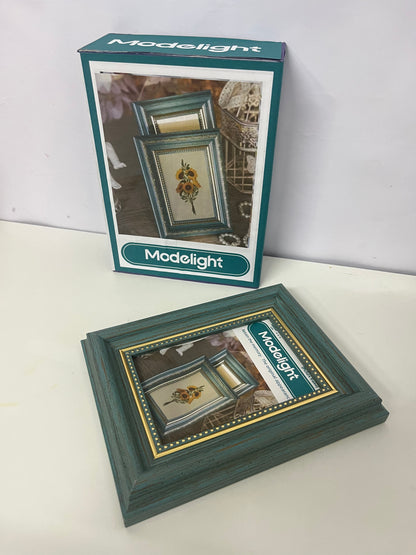 [Modelight Picture frames]-Vintage Distressed Picture Frame - American Country Style Tabletop & Wall-Mountable Frame