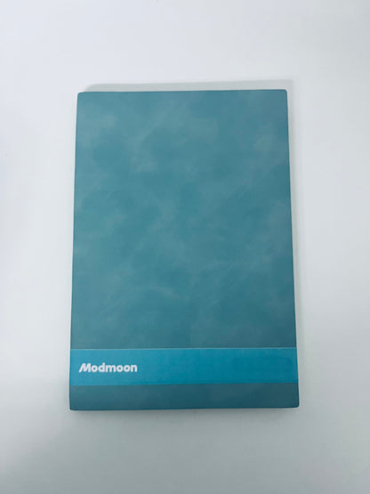Modmoon Paper Notebook - Minimalist Cloudy Blue Design for Daily Organization