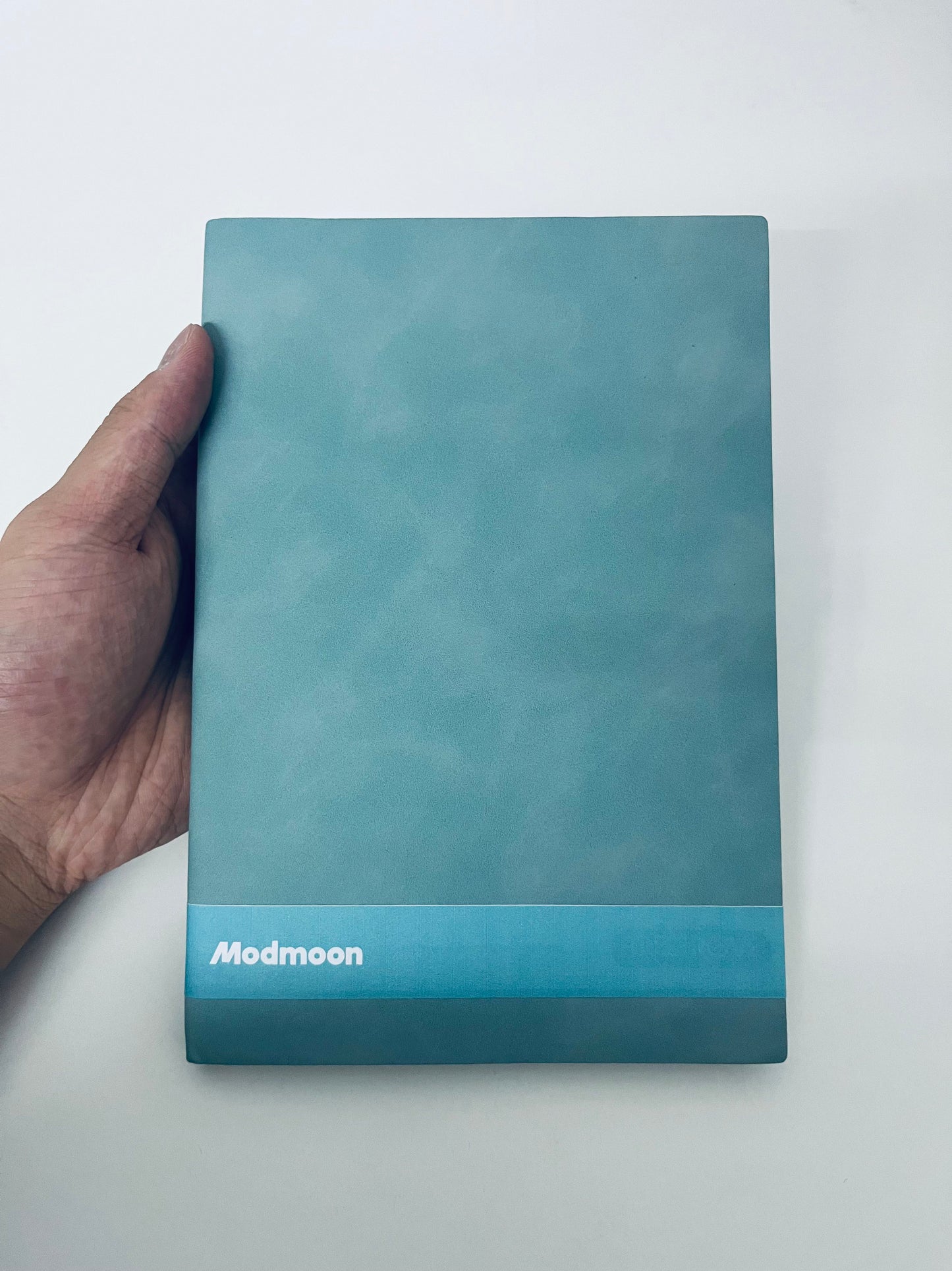 Modmoon Paper Notebook - Minimalist Cloudy Blue Design for Daily Organization