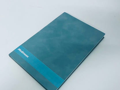 Modmoon Paper Notebook - Minimalist Cloudy Blue Design for Daily Organization