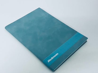 Modmoon Paper Notebook - Minimalist Cloudy Blue Design for Daily Organization
