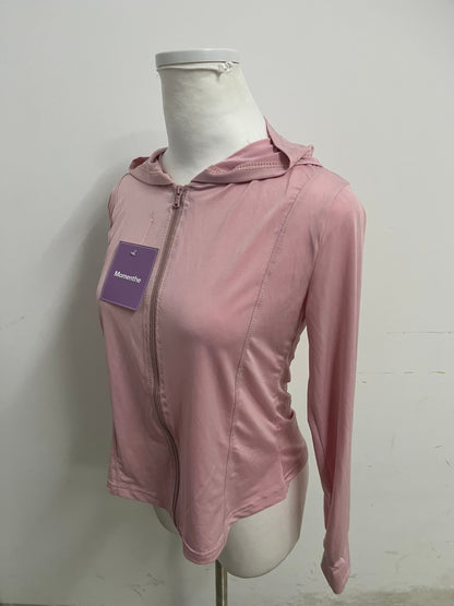 Momenthe Women's Lightweight Hooded Athletic Top