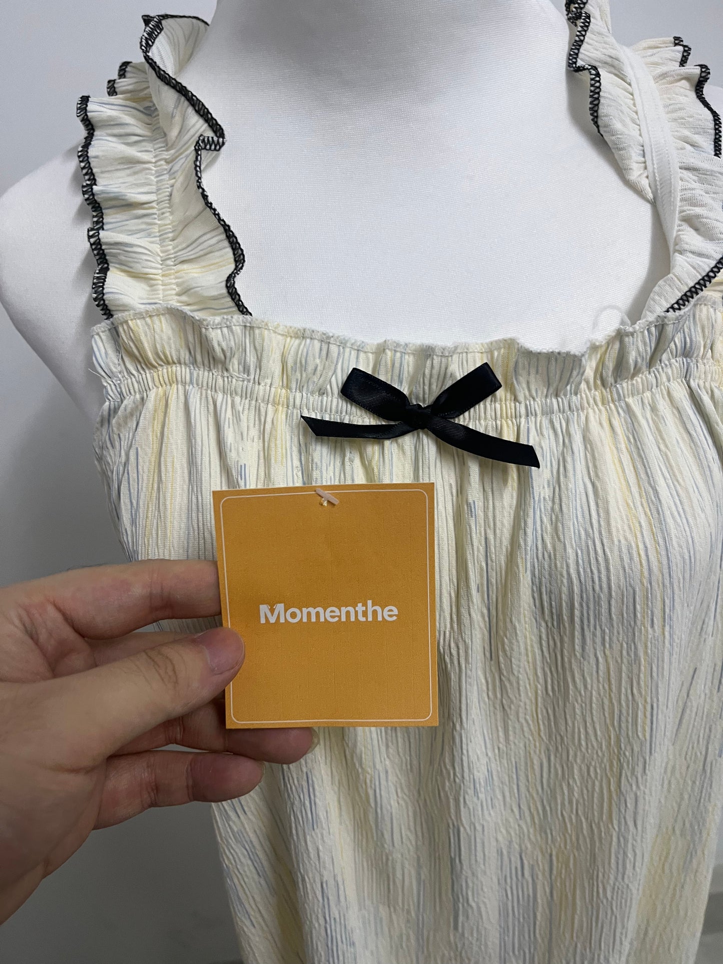 【Momenthe Pale Yellow Girl's Dress】—— Sweet & Comfortable Daily Wear Choice