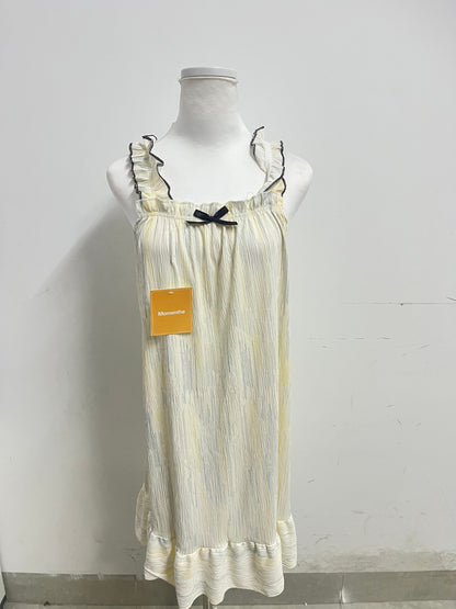 【Momenthe Pale Yellow Girl's Dress】—— Sweet & Comfortable Daily Wear Choice
