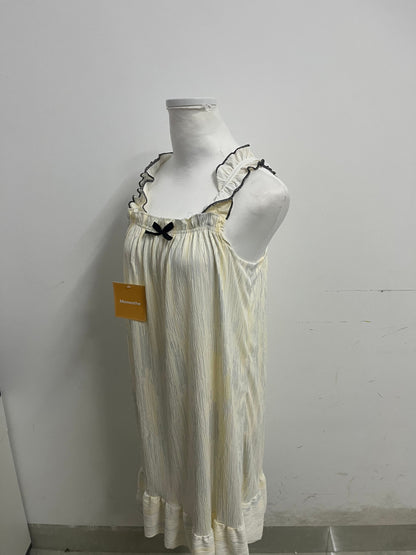 【Momenthe Pale Yellow Girl's Dress】—— Sweet & Comfortable Daily Wear Choice