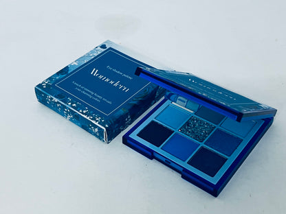 Momodern Morandi Blue 9-Color Eyeshadow Palette – Unlock Your Charming Eye Makeup Realm