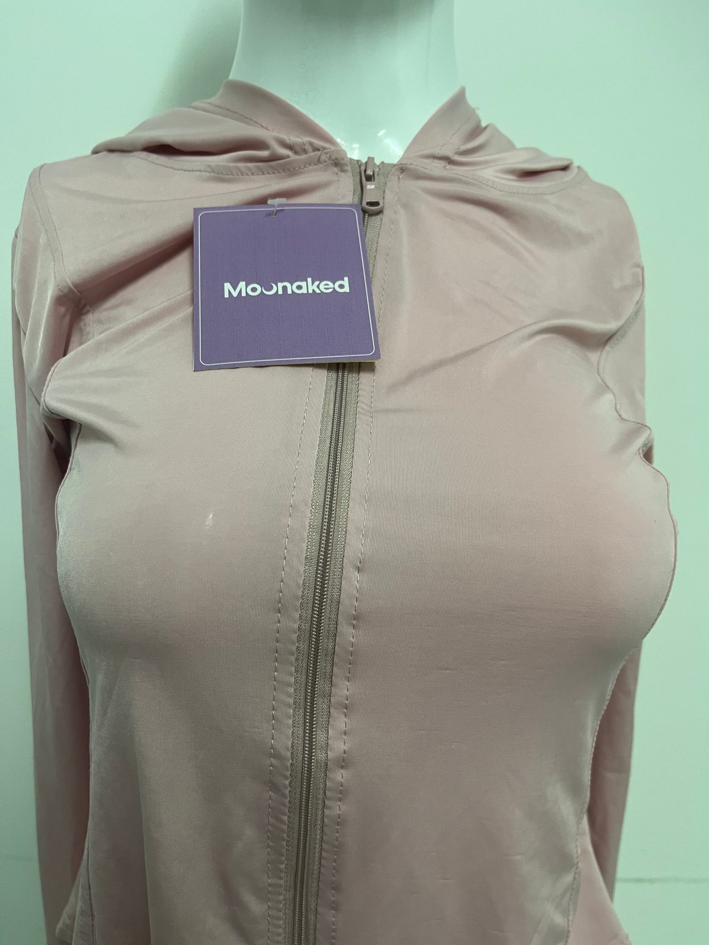 [Moonaked Athletic shirts]——Ice Silk Sun Protection Jacket - Slim Fit Hooded Cropped UV Protection Coat
