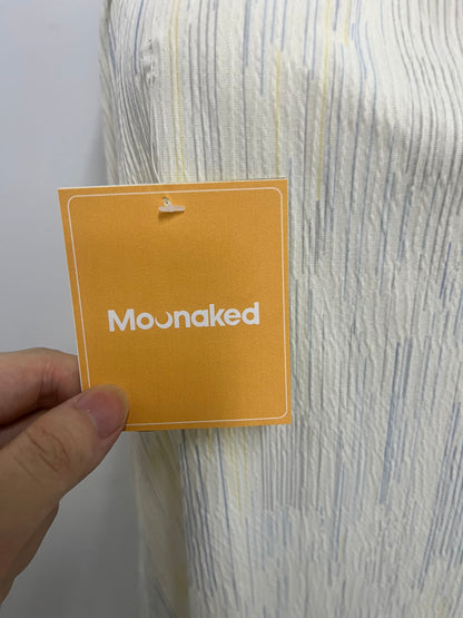 [Moonaked Dresses]-French Girl Style Camisole - Textured Ruffle Hem Loungewear Dress