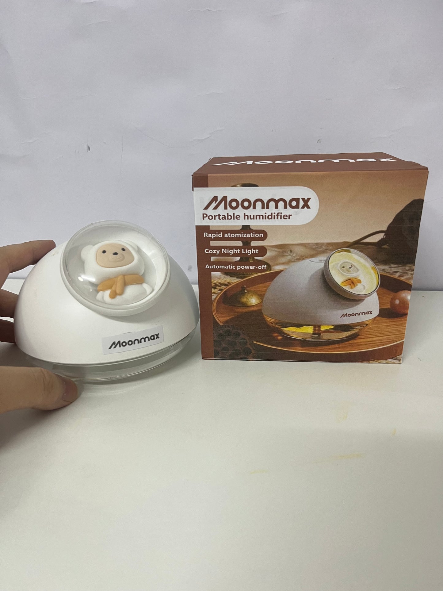 [Moonmax Humidifiers]-Cute Astronaut Humidifier - Desktop Mini Portable Hydrating Aromatherapy Diffuser