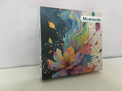 Moonordic Art Ink-Splash Photo Frame Starry Sparkle Design Creative Aesthetics An Exquisite Decoration for Home & Memory Storage