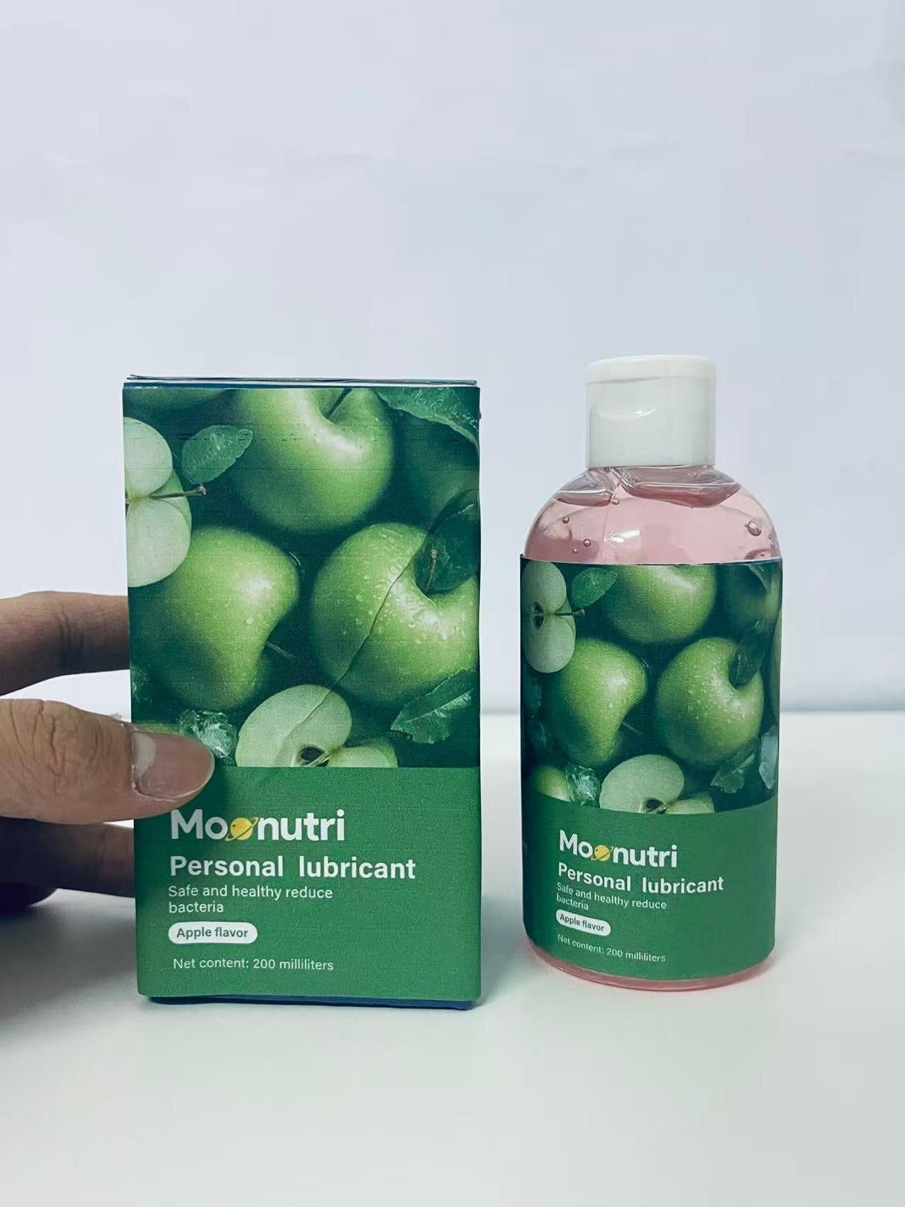 Moonutri Green Apple Flavor Personal Lubricant