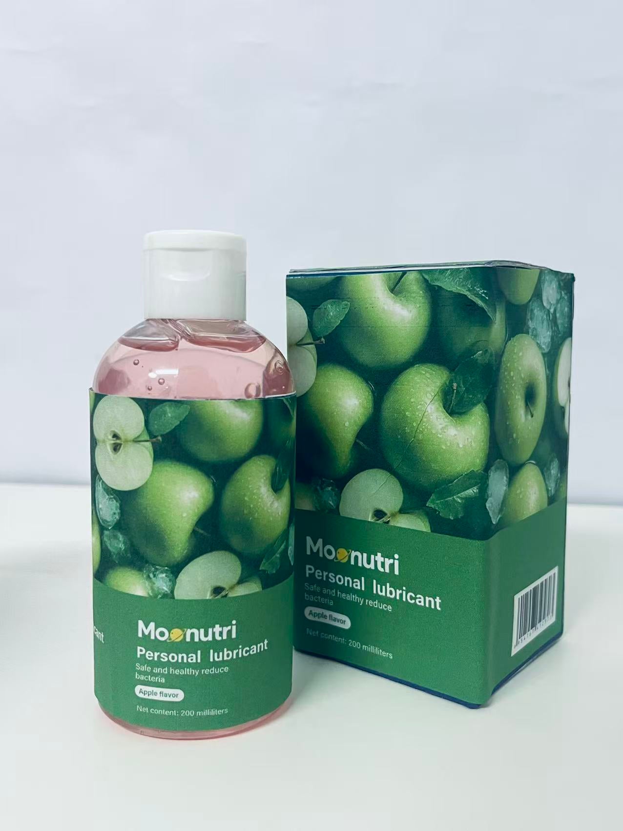 Moonutri Green Apple Flavor Personal Lubricant