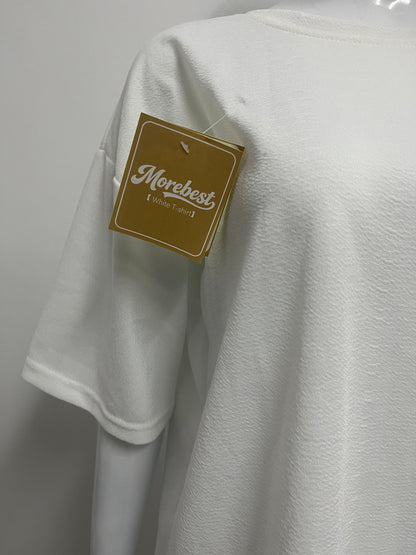 【Morebest Oversized Textured T-Shirt】—— Effortless Comfort & Casual Style for Everyday Wear