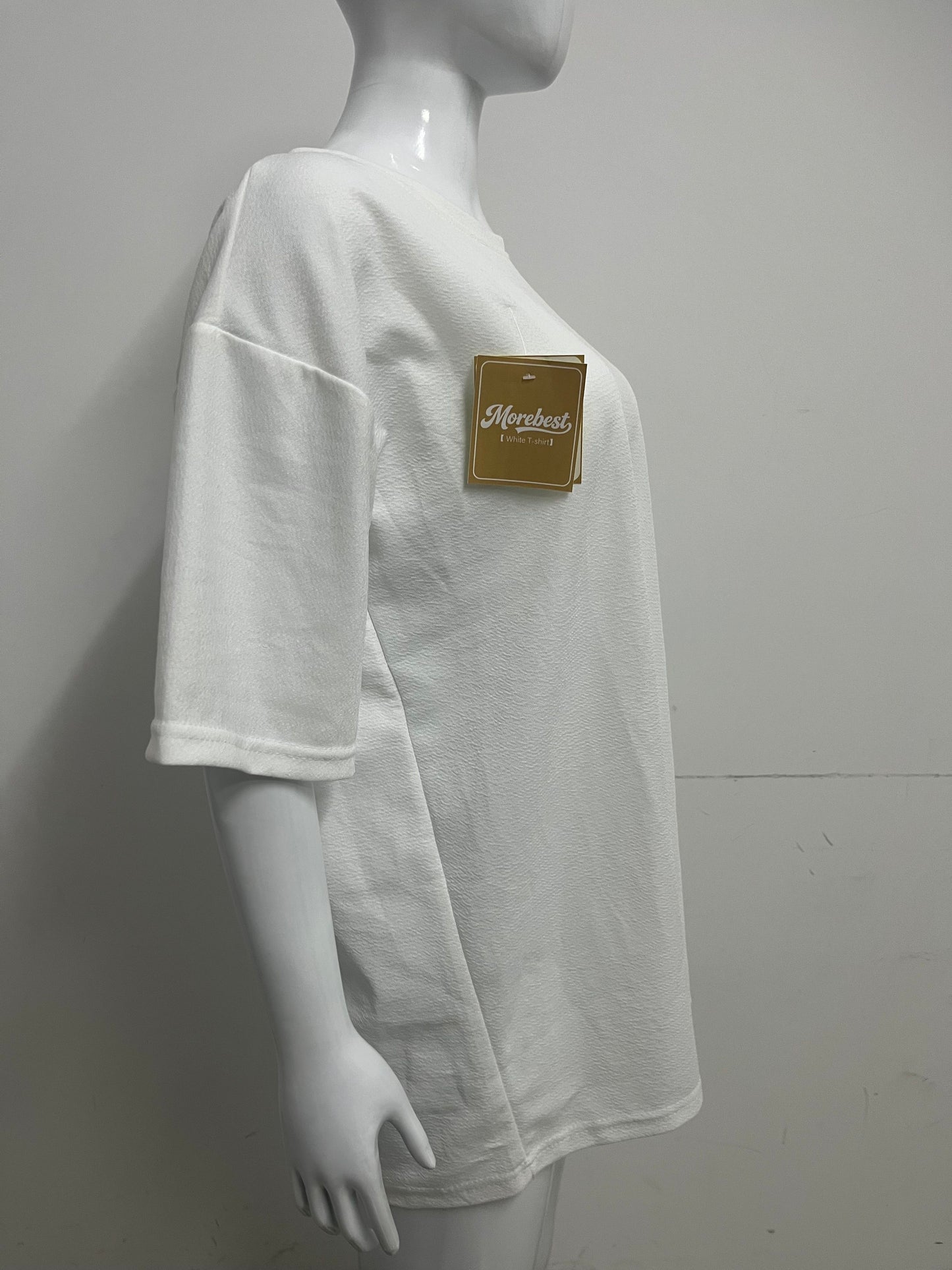 【Morebest Oversized Textured T-Shirt】—— Effortless Comfort & Casual Style for Everyday Wear