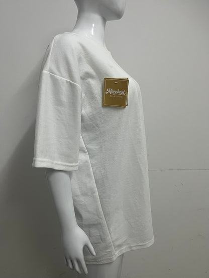 【Morebest Oversized Textured T-Shirt】—— Effortless Comfort & Casual Style for Everyday Wear