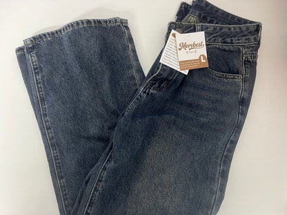 【Morebest High-Waisted Wide-Leg Denim Pants】—— Timeless Retro Comfort for Effortless Everyday Style