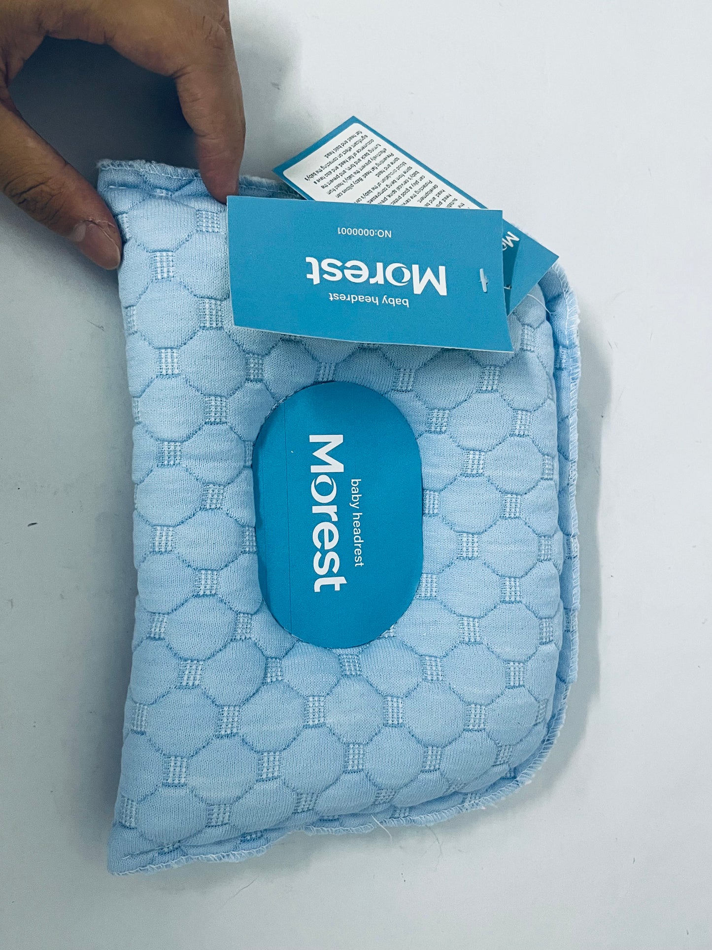 Morest Baby Headrest Pillow, Newborn Anti-Flat Head Pillow, Breathable & Comfortable Pillow for Infants