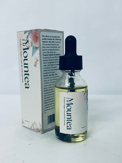 Mountea Essential oils Black Seed Oil, Rosehip Oil, Castor Oil Organic Cold Pressed for Face Anti-Aging Miracle Facial Moisturizer Serum Natural Skincare Fortifying Hydrates Skin Moisturizing Beauty Glow Oil