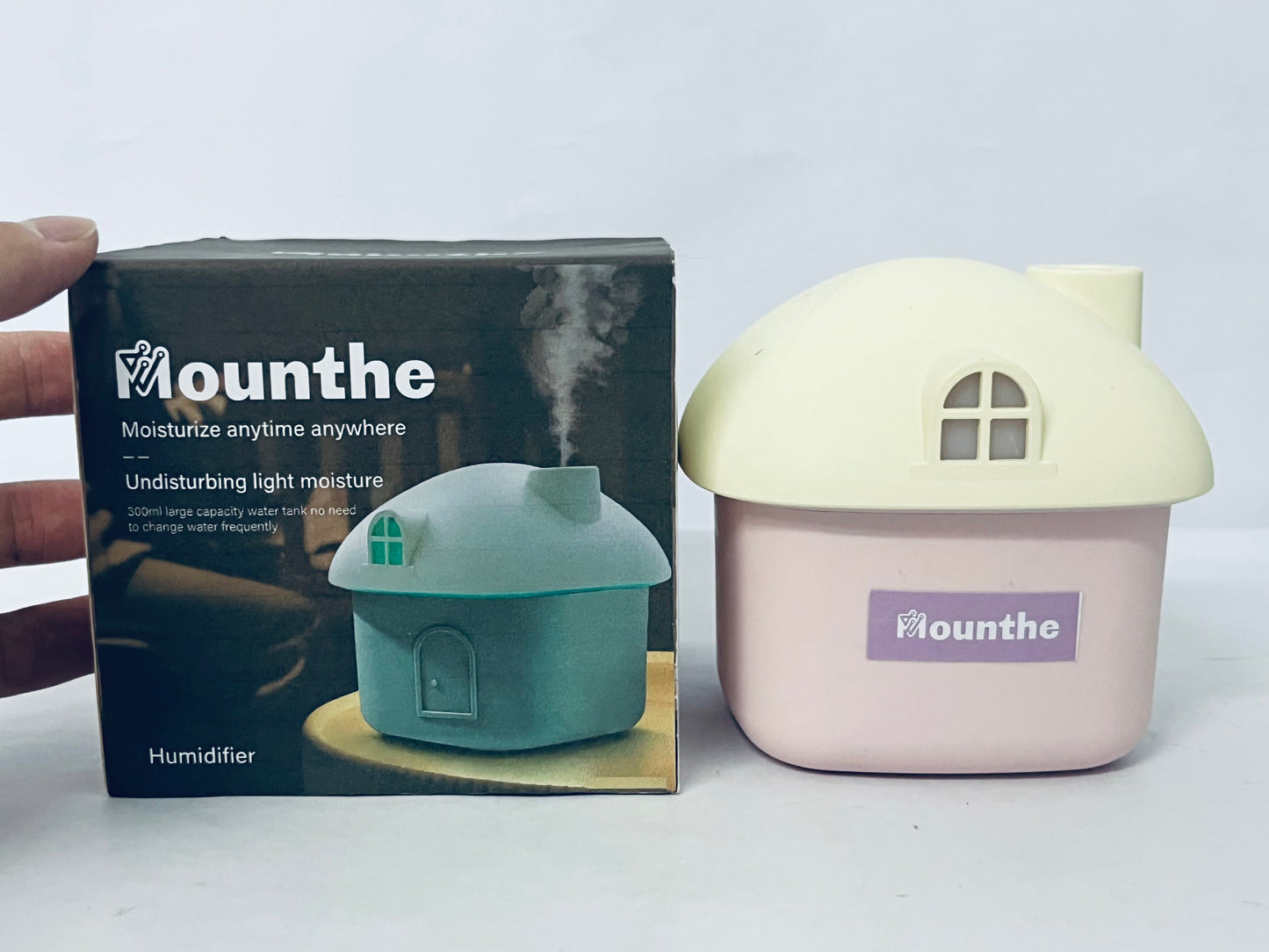 Mounthe Mushroom Humidifier for Bedroom/Office Cute Mushroom Night Light for Kids Birthday Gift