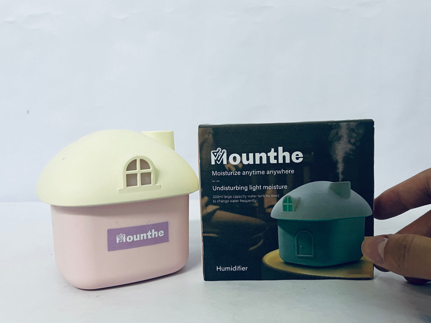 Mounthe Mushroom Humidifier for Bedroom/Office Cute Mushroom Night Light for Kids Birthday Gift