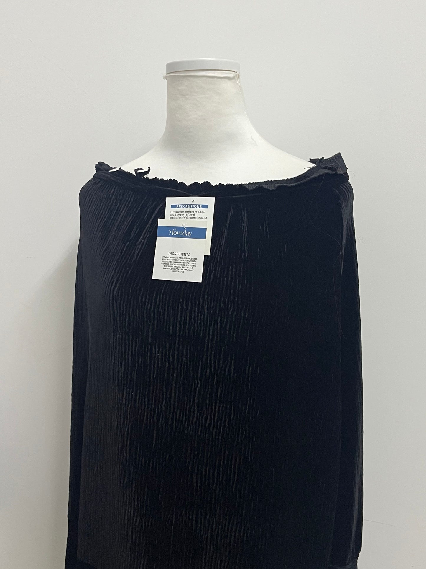 【Moveday Black Pleated Skirt】—— Elegant & Versatile Daily Wear Choice