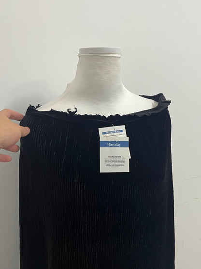 【Moveday Black Pleated Skirt】—— Elegant & Versatile Daily Wear Choice