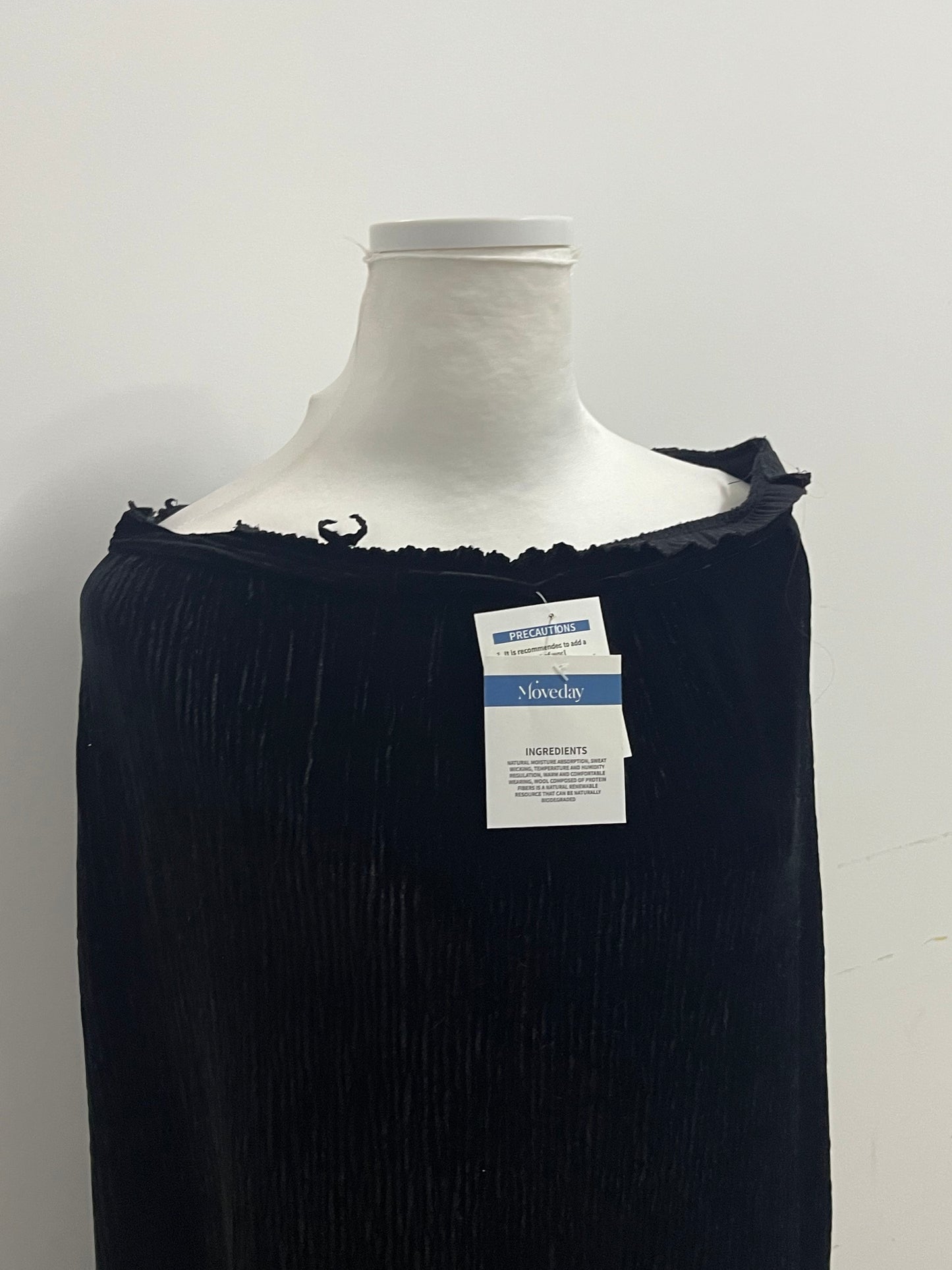【Moveday Black Pleated Skirt】—— Elegant & Versatile Daily Wear Choice