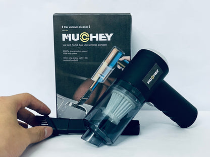MUCHEY Handheld Car Vacuum Portable Cordless17000PA Mini Vacuums Rechargeable Foldable Vacuum Cleaner with Brushless Motor for Gifts Home,Office Pet