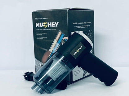MUCHEY Handheld Car Vacuum Portable Cordless17000PA Mini Vacuums Rechargeable Foldable Vacuum Cleaner with Brushless Motor for Gifts Home,Office Pet