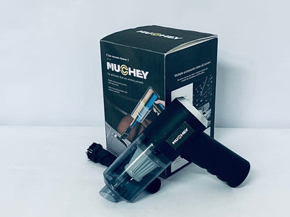 MUCHEY Handheld Car Vacuum Portable Cordless17000PA Mini Vacuums Rechargeable Foldable Vacuum Cleaner with Brushless Motor for Gifts Home,Office Pet