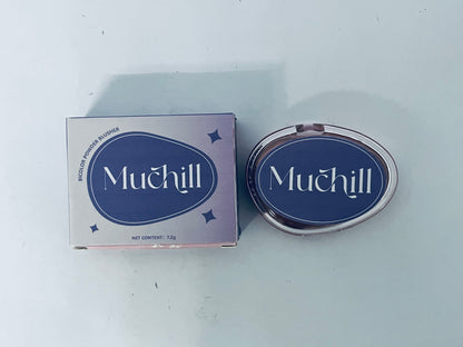 Muchill Blusher Dual Color, Jelly Texture, 12 Colors, Longwear, Long-lasting