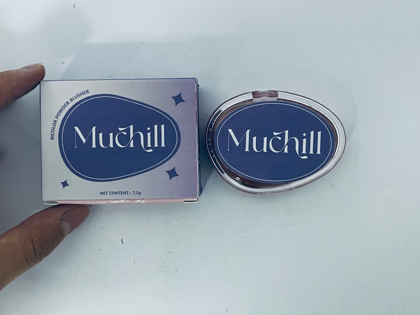 Muchill Blusher Dual Color, Jelly Texture, 12 Colors, Longwear, Long-lasting