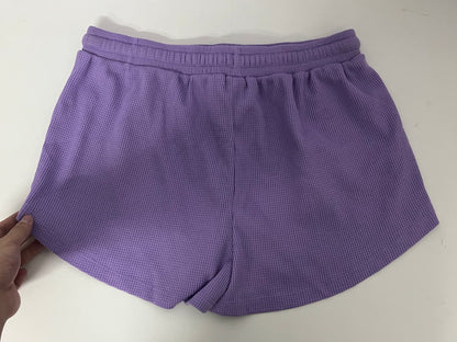 MuseBeau Pants - Adjustable Drawstring Purple Casual Shorts for Summer