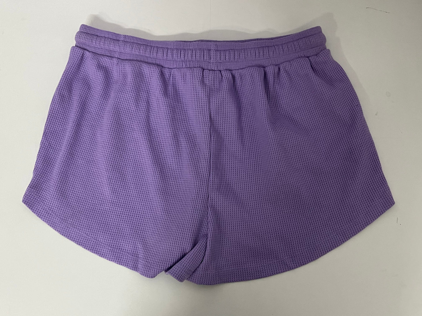 MuseBeau Pants - Adjustable Drawstring Purple Casual Shorts for Summer