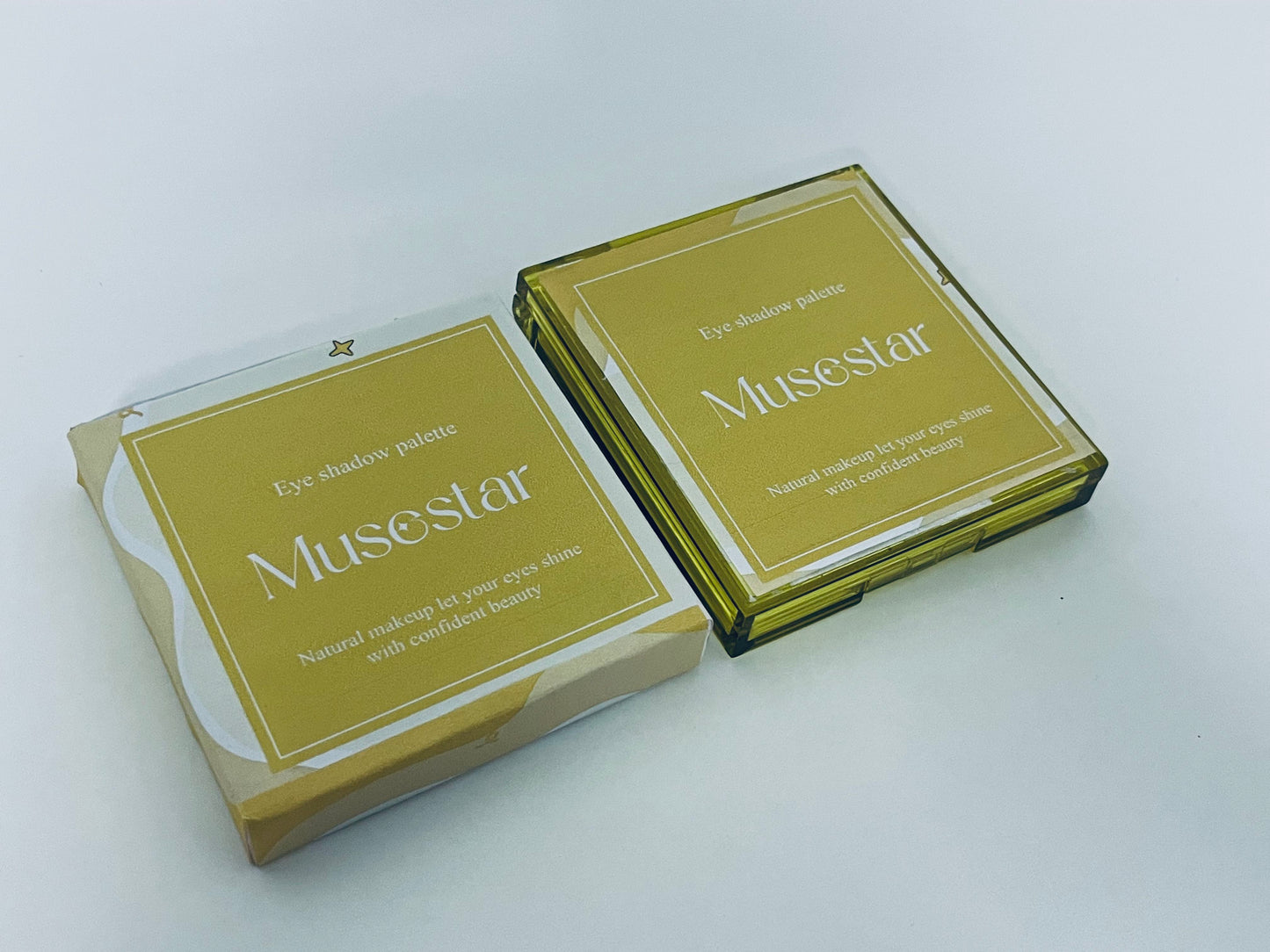Musestar Gilded Warm Brown 9-Color Eyeshadow Palette Multi-Texture Combination A Versatile Item for Daily & Atmospheric Eye Makeup