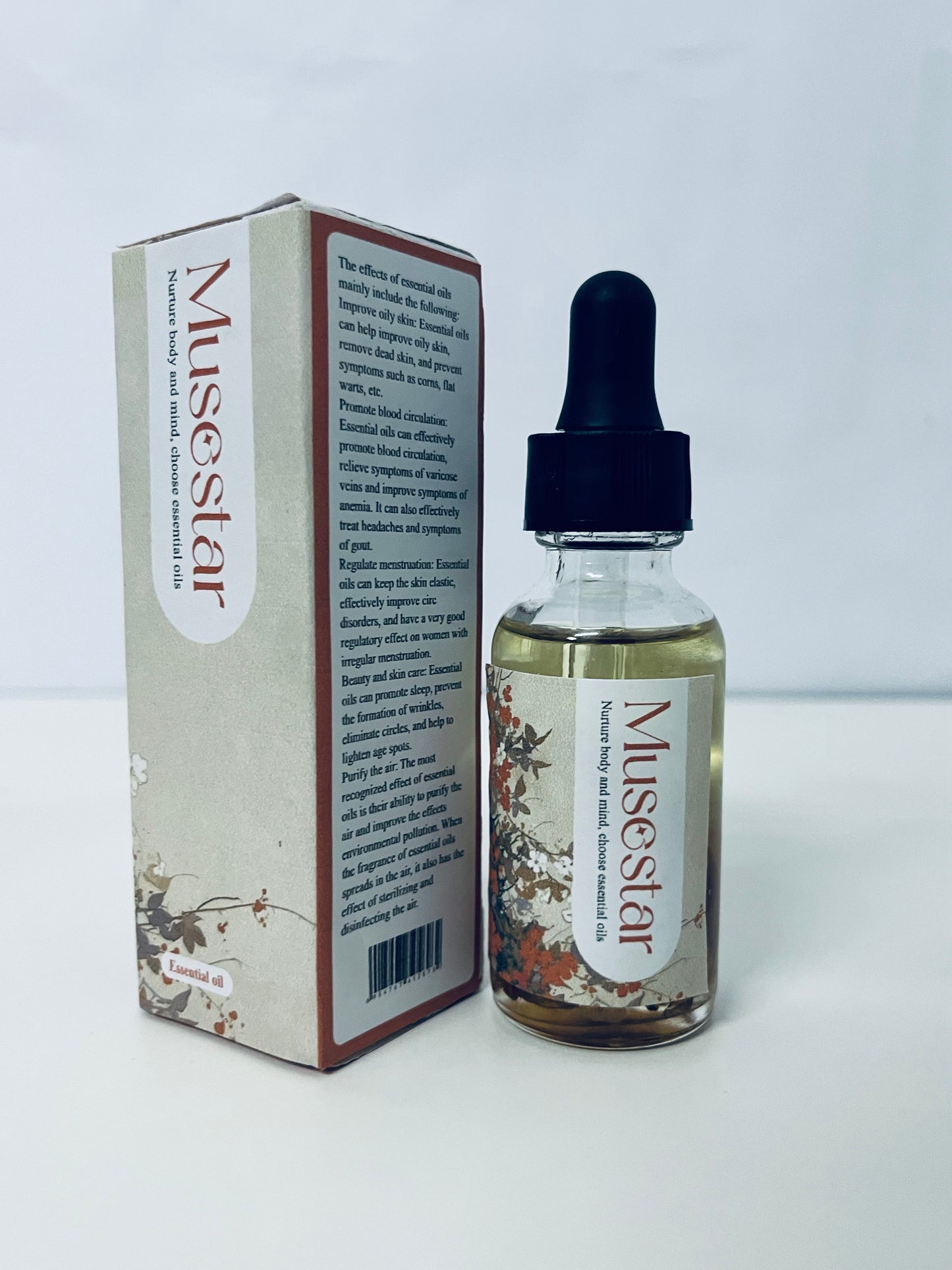 Musestar Natural Soothing Essential Oil Plant Extracts A Daily Care Item for Physical & Mental Healing