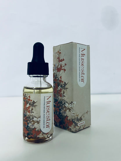 Musestar Natural Soothing Essential Oil Plant Extracts A Daily Care Item for Physical & Mental Healing