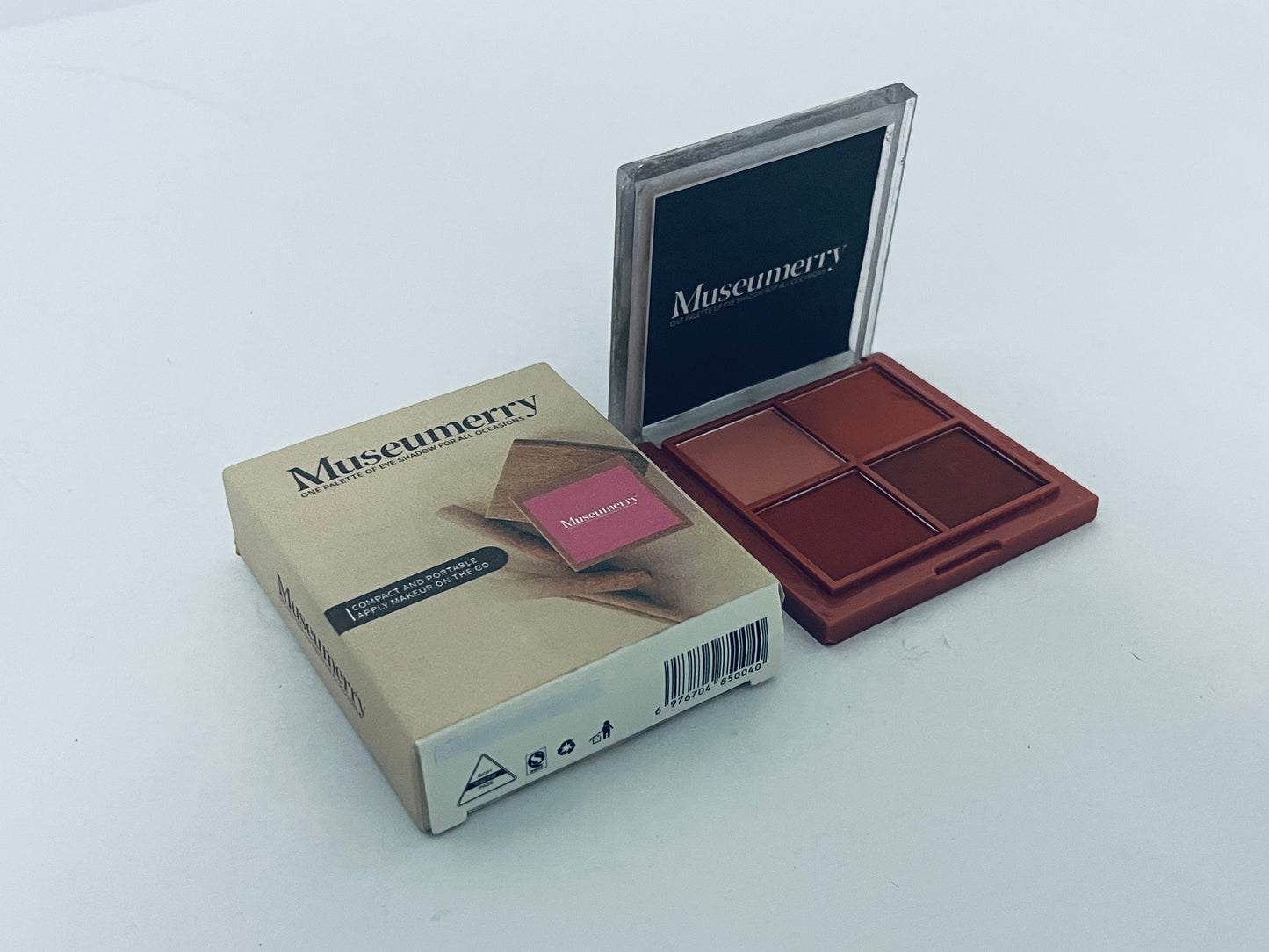 Museumerry Day to Night Eyeshadow Quad, Longwear Shadow Palette with Transitional Shades and Buttery Soft Feel, Crease & Smudge Proof, 575 Exquisite, 0.16 oz