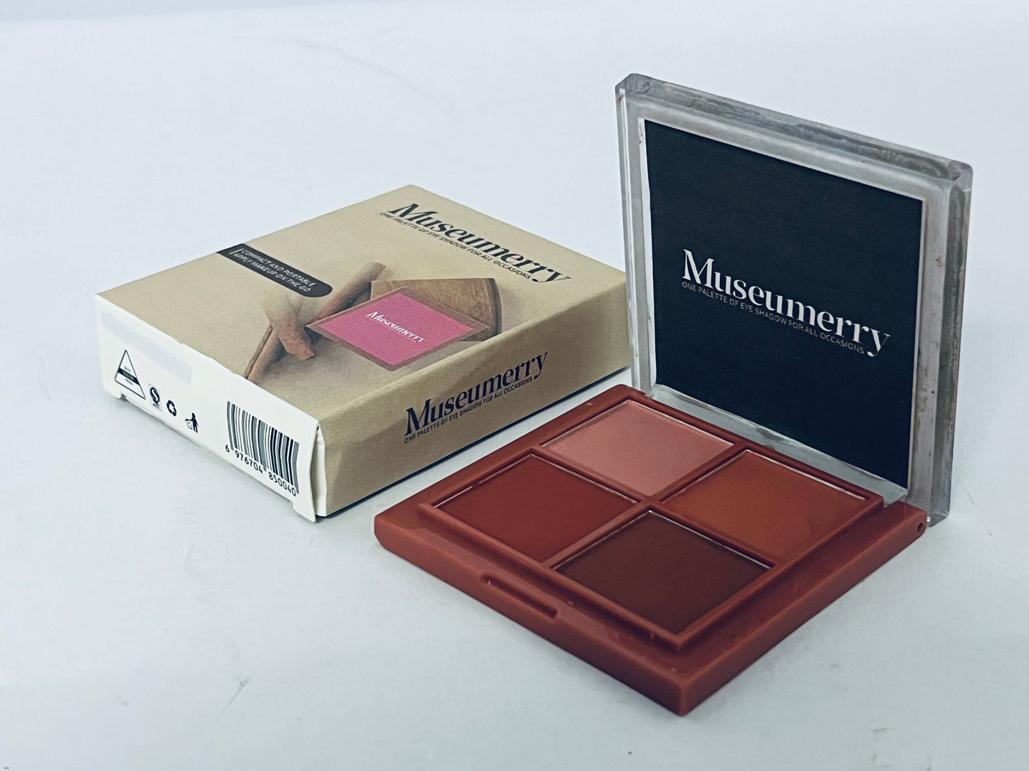 Museumerry Day to Night Eyeshadow Quad, Longwear Shadow Palette with Transitional Shades and Buttery Soft Feel, Crease & Smudge Proof, 575 Exquisite, 0.16 oz