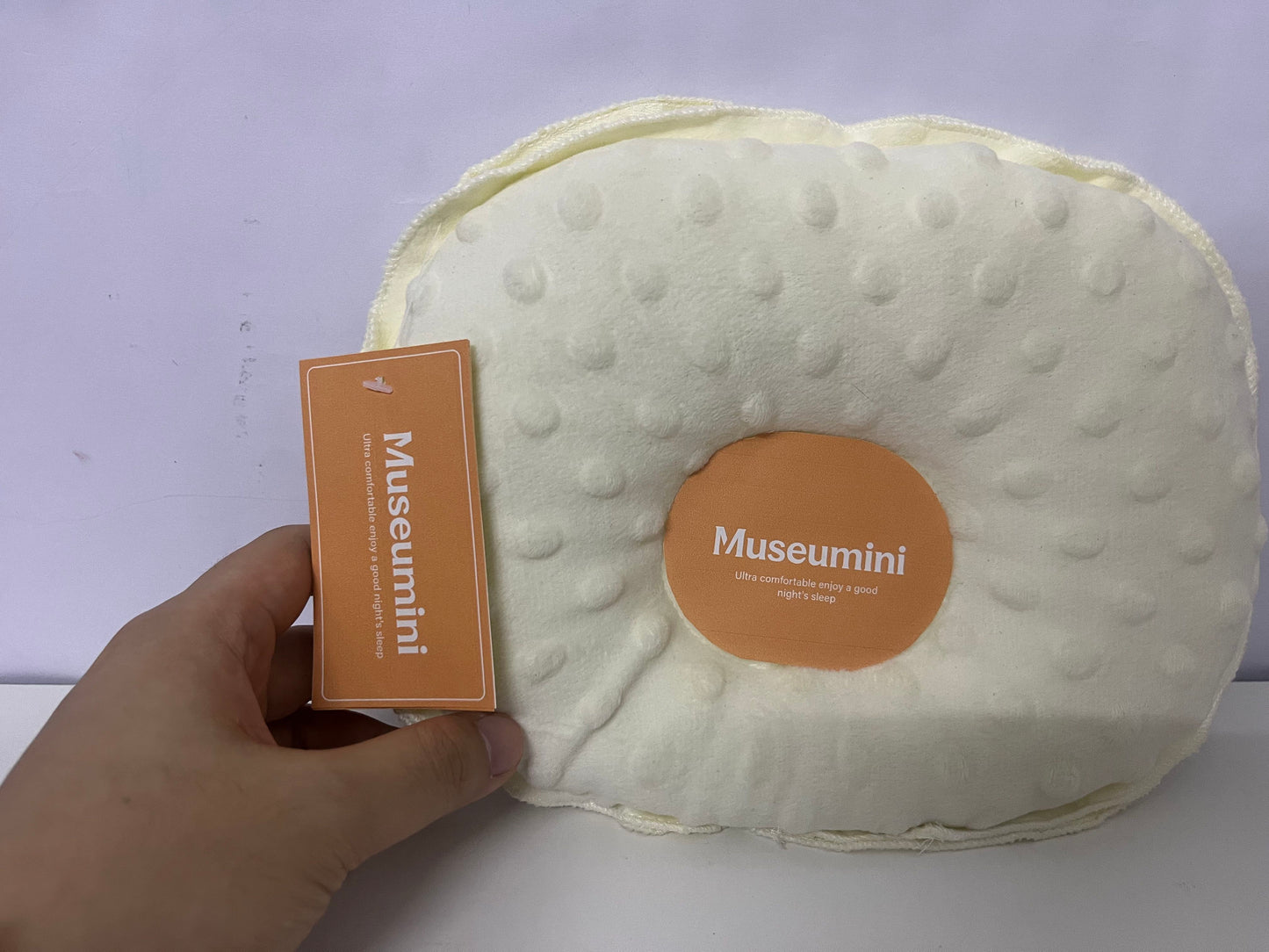 [Museumini Pillows]-Baby Shaping Pillow - Anti-Flat Head Newborn Soothing Pillow
